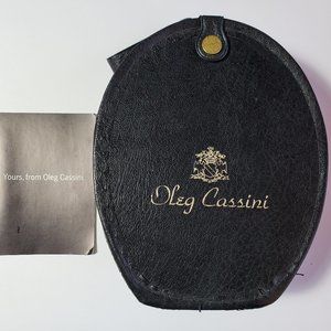 Oleg Cassini Black Wig Box with Genuine Hairpiece